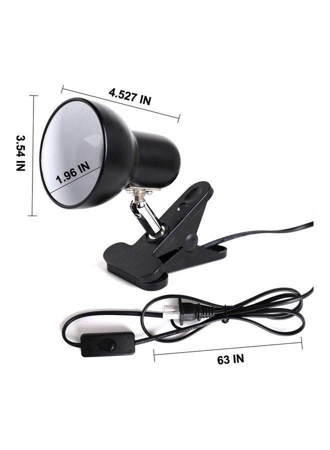 Generic B&K Reptile Habitat Lamp Fixture Heating Bulb Holder Stand - Flexible Clamp for Reptile,Terrarium,Chickens Pet Brooder  - Image 3