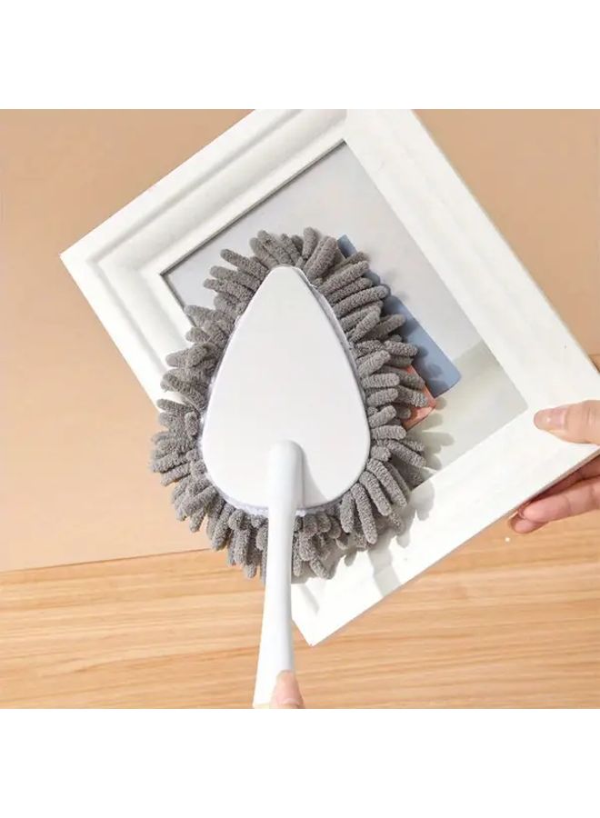 White Washable Reusable Microfiber Duster for Sofa Curtain Car Interior Anti Static Cleaning Kit - Image 5