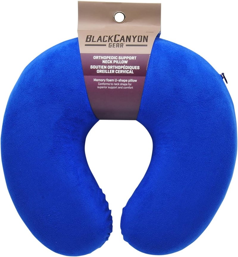 RoadPro RoadPro BlackCanyon Gear RP2805 Suede Memory Foam Neck Pillow  Assorted Colors  - Image 5