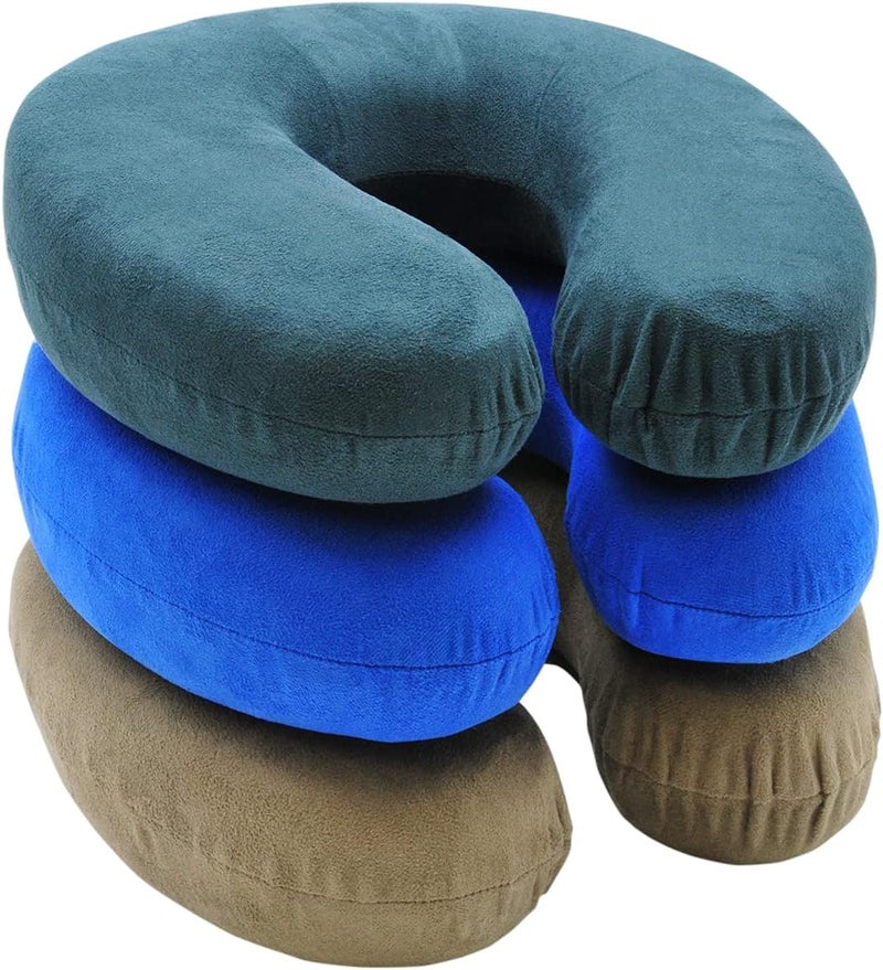 RoadPro RoadPro BlackCanyon Gear RP2805 Suede Memory Foam Neck Pillow  Assorted Colors  - Image 1