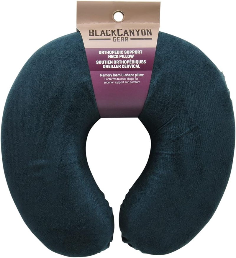 RoadPro RoadPro BlackCanyon Gear RP2805 Suede Memory Foam Neck Pillow  Assorted Colors  - Image 4