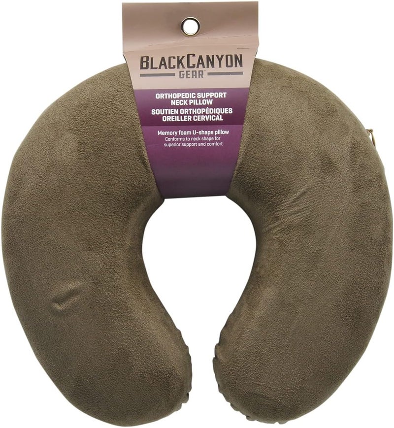 RoadPro RoadPro BlackCanyon Gear RP2805 Suede Memory Foam Neck Pillow  Assorted Colors  - Image 2