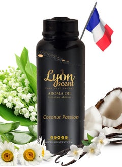 LYON SCENT Lyon Scent Aroma Oil, 100% Pure Oil, Perfume for Air Freshener, Diffuser Aroma, Fragrance Oil, Air Freshener Oil refill, Essential Scented Oil, Luxurious Scent (Coconut Passion)  - Image 1