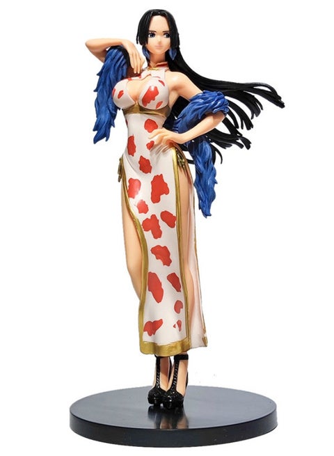Anime One Piece Boa Hancock Action Figure, Anime Figure Scene Statue, Excellent PVC Character Model Figure, Super Anime Figure Toy for Desktop Decorations/Collectibles, 24.5cm