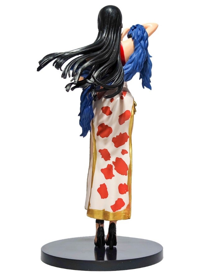 Anime One Piece Boa Hancock Action Figure, Anime Figure Scene Statue, Excellent PVC Character Model Figure, Super Anime Figure Toy for Desktop Decorations/Collectibles, 24.5cm