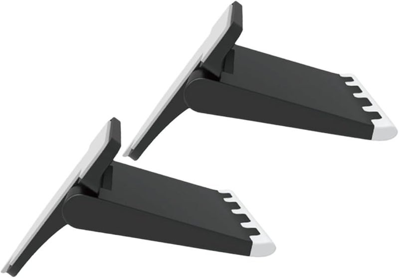 2 Pcs Laptop Cooling Stand Riser For Bed Desk Heat Dissipation Pad Holder Black - Image 2
