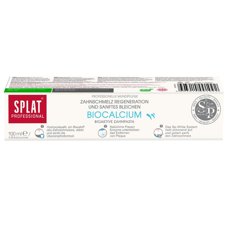 Splat Professional Series Multiple Action Toothpaste With Bioactive Calcium Enamel Restoration Tooth Sensitivity Reduction - Image 4