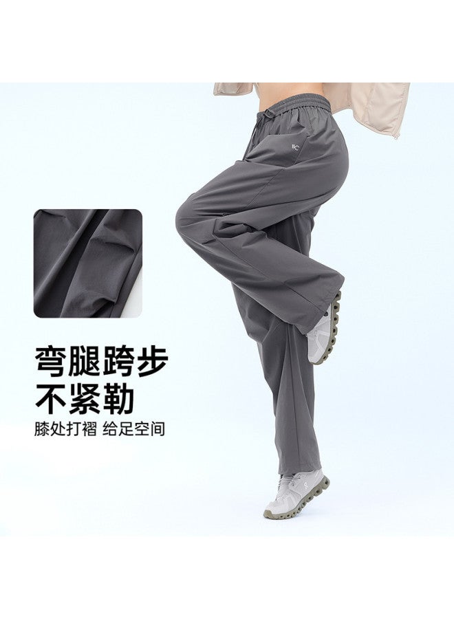 VVC سروال بارا جندي بلون موحد للحماية من الشمس، سروال طويل مانع للأشعة فوق البنفسجية، بنطال مرن متعدد الاستخدامات للتنقل - Image 4