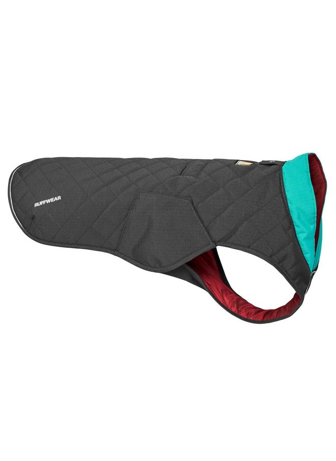 RUFFWEAR , Stumptown Insulated And Reflective, Cold Weather Winter Jacket For Dogs, Twilight Gray, XSmall  - Image 1
