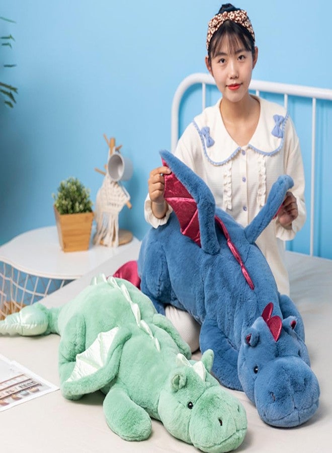 IFX24 Weighted Stuffed Animals 10Lbs 35.4", Green Weighted Dragon Stuffed Animal for Kids and Adults, Heavy Weighted Stuffed Animals for Comfort and Relaxation - Image 3