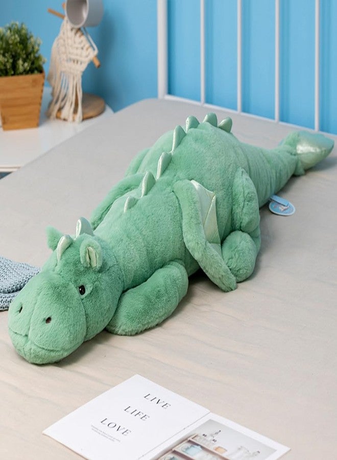 IFX24 Weighted Stuffed Animals 10Lbs 35.4", Green Weighted Dragon Stuffed Animal for Kids and Adults, Heavy Weighted Stuffed Animals for Comfort and Relaxation - Image 1