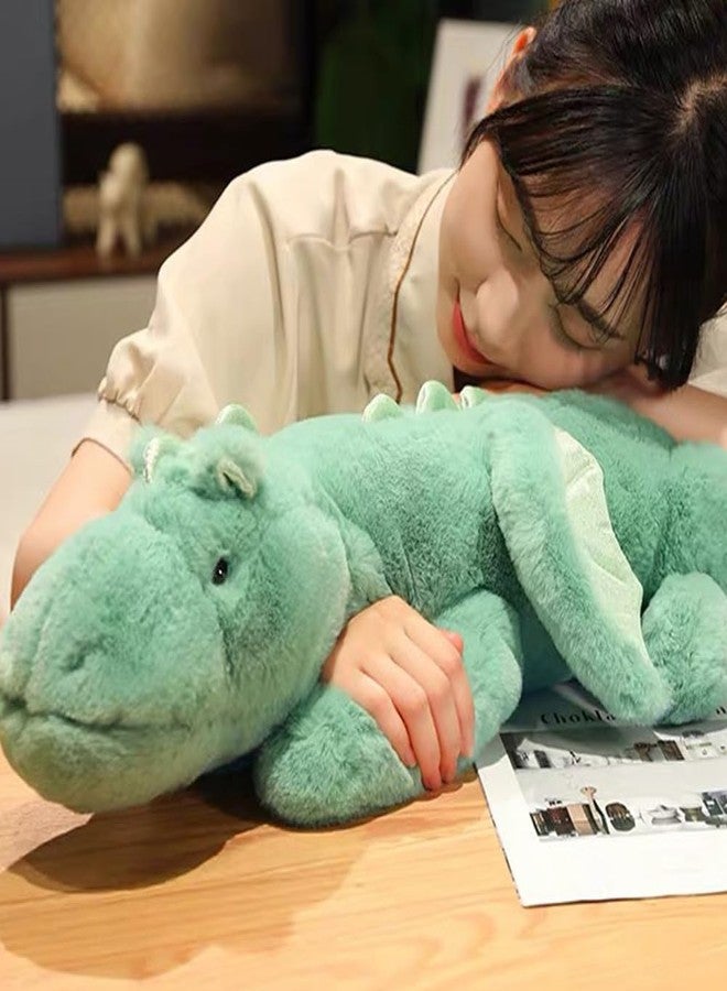 IFX24 Weighted Stuffed Animals 10Lbs 35.4", Green Weighted Dragon Stuffed Animal for Kids and Adults, Heavy Weighted Stuffed Animals for Comfort and Relaxation - Image 2