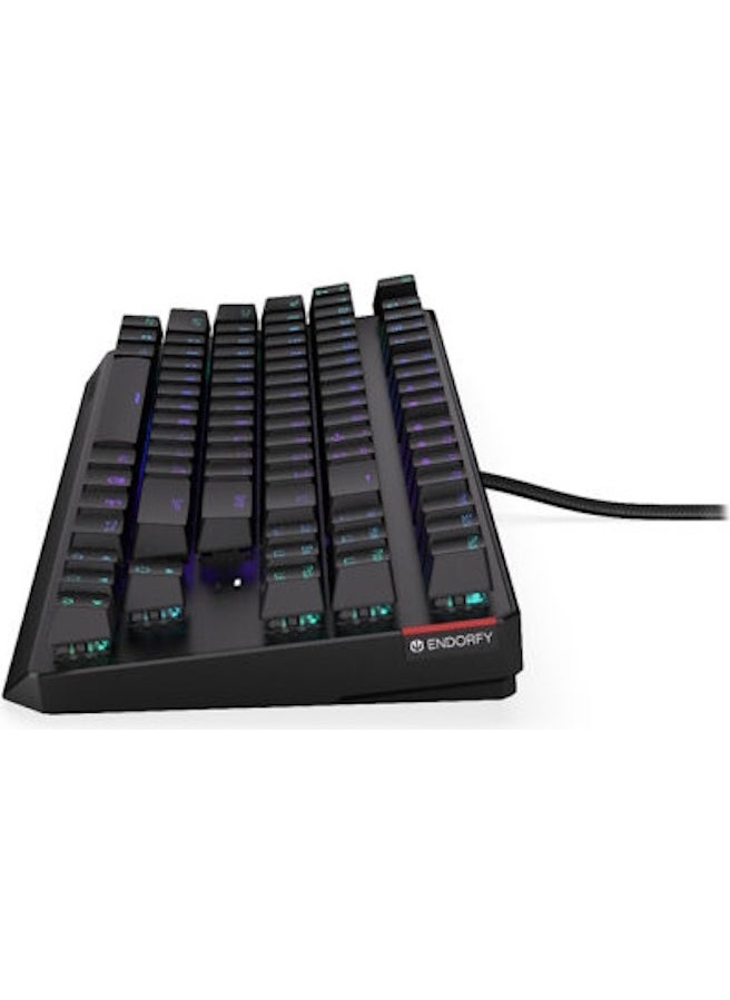 Endorfy Thock TKL Kailh Red Switch RGB Turkish Mechanical Wired Black Gaming Keyboard (EY5A003)  - Image 3