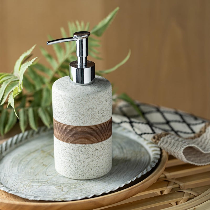 Cormomu Soap Dispenser for Kitchen & Bathroom, Dish Soap, Hand Soap, Shampoo, Conditioner Dispenser Bottle with Stainless Steel Pump, Includes Silicone Funnel, Non-Slip Design, Kitchen Decor, White - Image 4