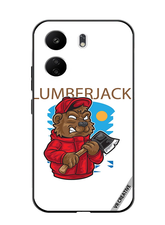 VR CREATIVE Protective Case Cover For Xiaomi Redmi 13C Lumber Jack Design Multicolour - Image 1