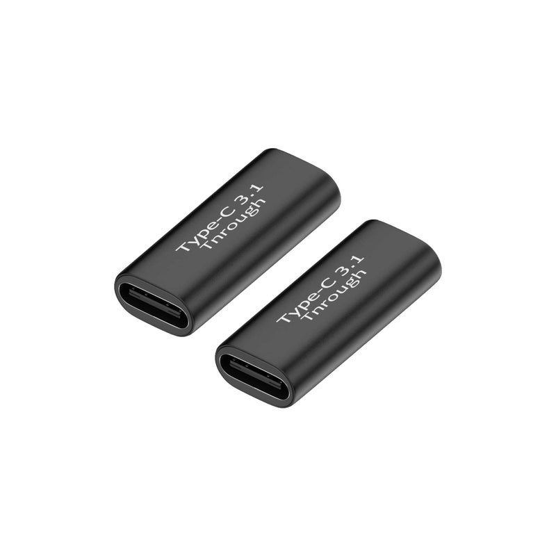 Accessonico USB C Female to Female Coupler, 2Pack USB 3.1 Type C Adapter Extension Connector for Connecting 2 USB-C Cables, Compatible Supports Fast Charging Data Transfer - Image 5