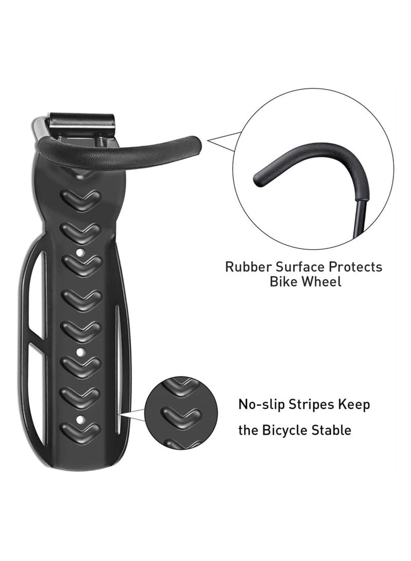 Excefore Bike Wall Mount Bike Rack for Garage, 2 Packs Vertical Bike Rack for Indoor Bike Storage - Image 4