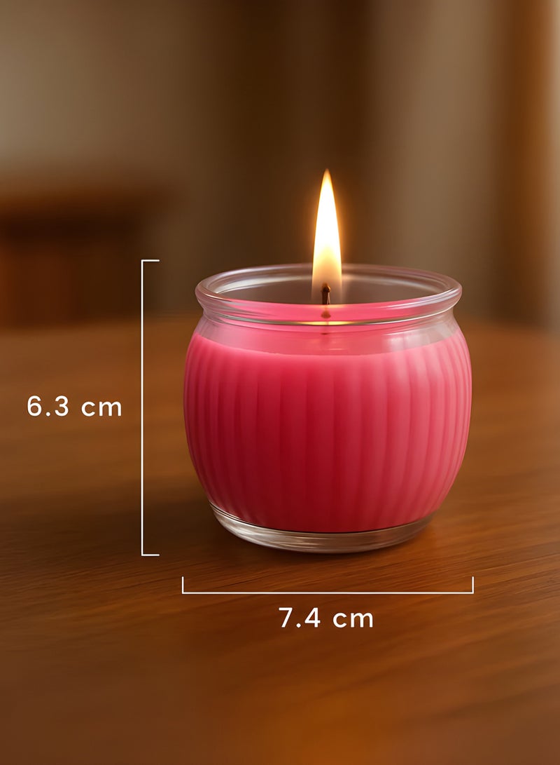 MarkedOne Scented Candles Gift Set 6pcs Aromatherapy Candles for Home - Lavender Candle, Natural Soy Wax Ribbed Jar Candles - Long Lasting Travel Candles for Stress Relief, Sleep, Relaxation, Spa, Bath, Yoga, Birthday Thanksgiving - Image 5