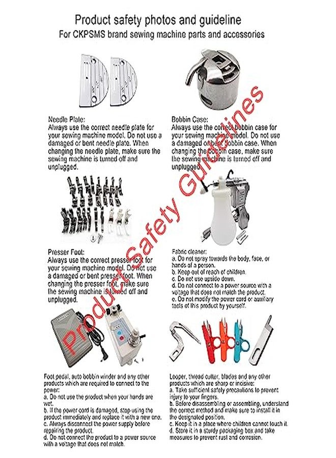 CKPSMS Brand - #9033P BOBBINS Plastic Compatible with/Replacement for PFAFF Brand 1469 1471 1472 1473 1475 1475CD 1520 Select 3.0 1069 6250 6270 Creative 2134 + (20PCS) - Image 4