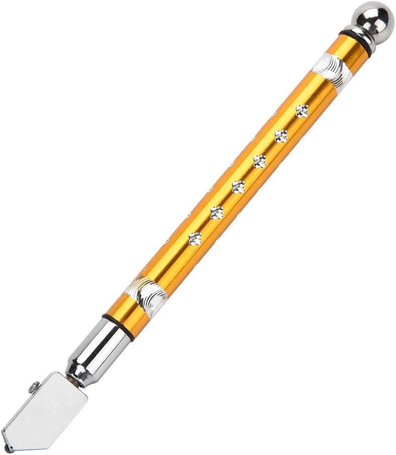 Professional Glass Cutter Tool Golden Non Slip Handle For 3 15mm Thickness Glass Tiles - Image 5