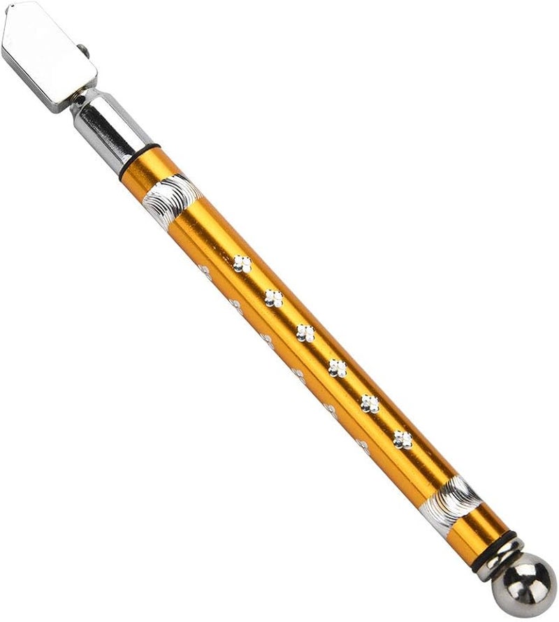 Professional Glass Cutter Tool Golden Non Slip Handle For 3 15mm Thickness Glass Tiles - Image 4