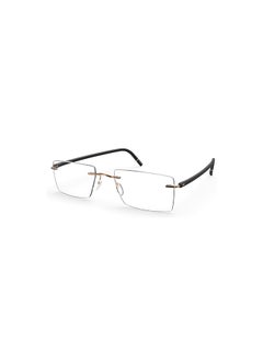 Unisex Square Blue Light Filter Eyeglasses - 5567 MB 7630 55 - Lens Size: 55 Mm