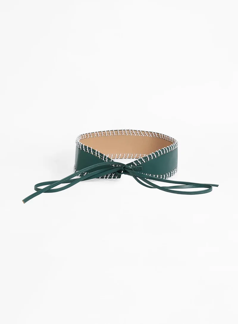 Haute Sauce Casual Belt with Tie up detail