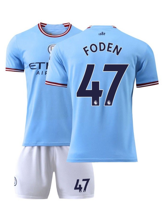 Generic Foden Manchester City No.47 Football Suit  - Image 1