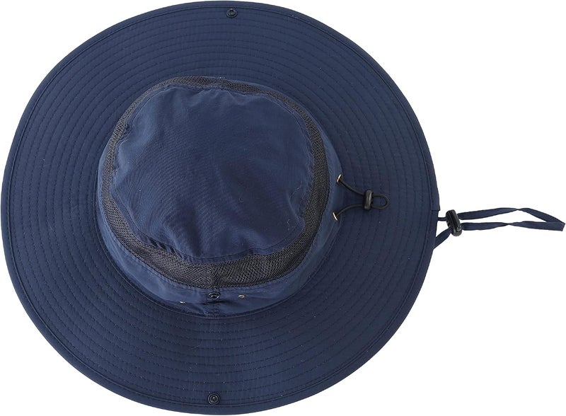Connectyle Wide Brim Sun Hat for Men Breathable Cowboy Boonie Hat UPF 50+ Sun Protection Bucket Hat for Fishing Hiking - Image 3