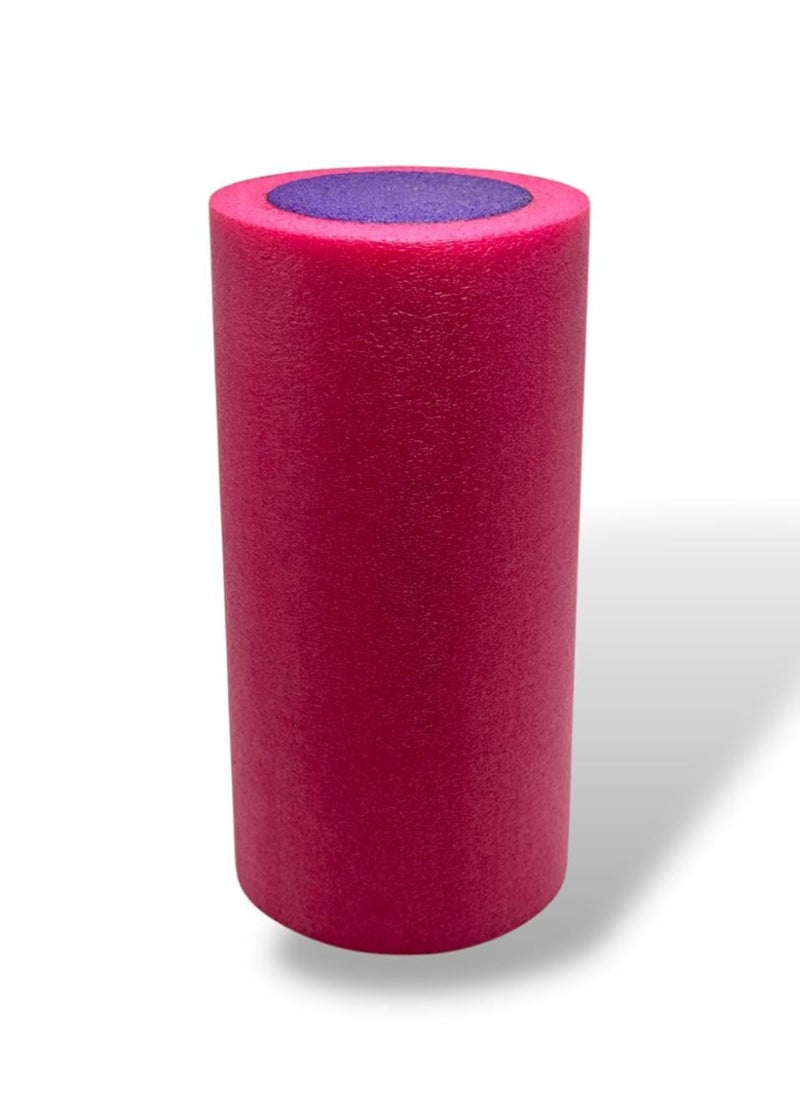 QSHOP Foam Roller for Yoga Exercise Fitness Muscle High Density EVA Foam Roller Shiny Solid Great for Back Leg Pain Relief Muscle Stretching Physical Therapy Balance Fitness  - Image 1