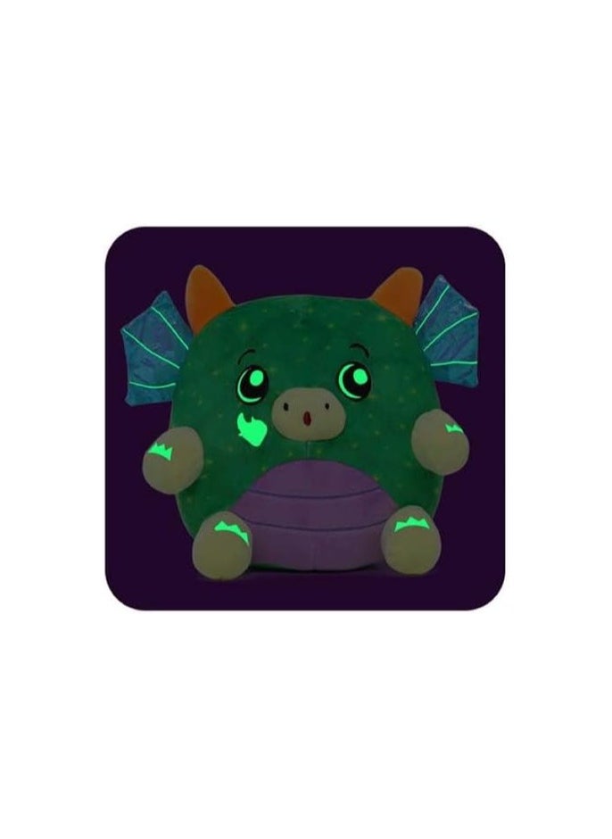 Happy Lines Gifts - Dream Beams glow in the dark - Wave 3, Draco the dragon (12"/30cm) - Vacuum Pack w/ hangtag - Image 1