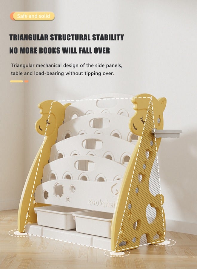 Kids' Bookshelf, Baby Book Storage Organizer Station,  Storage Cabinet, Book Shelf