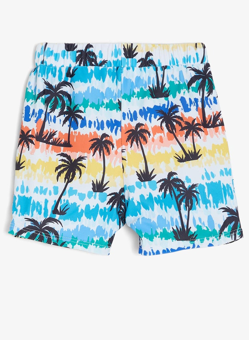 Pinata Palm Print Swim Short - Image 3