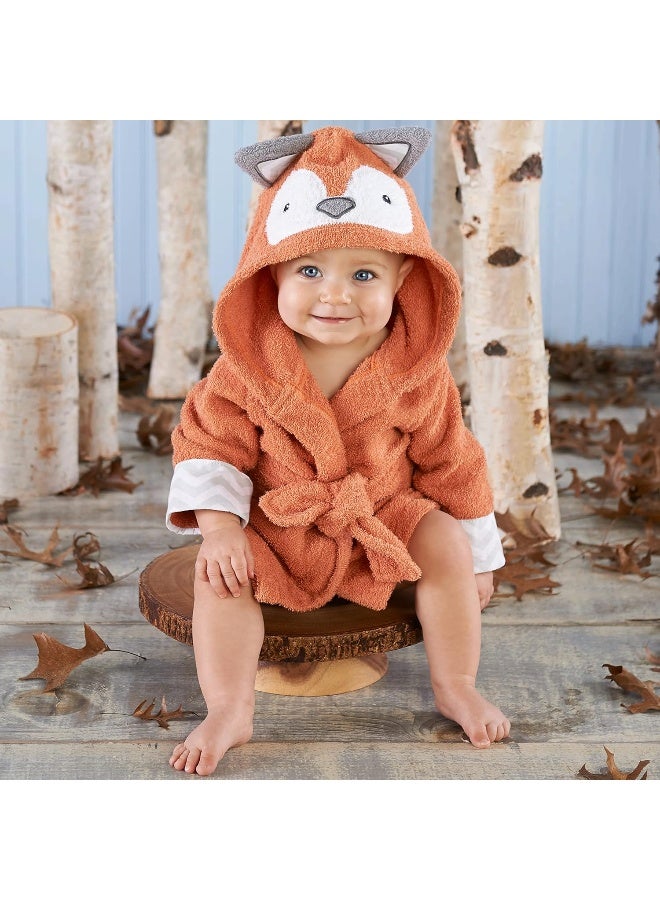 Baby Aspen "Rub-a-dub, Fox in the Tub Fox Hooded Baby Bath Towel/Baby/Toddler Robe, Baby Shower Gifts, 0-9 Months - Image 2