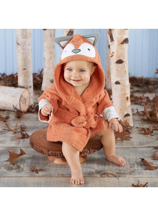 Baby Aspen "Rub-a-dub, Fox in the Tub Fox Hooded Baby Bath Towel/Baby/Toddler Robe, Baby Shower Gifts, 0-9 Months - Image 5