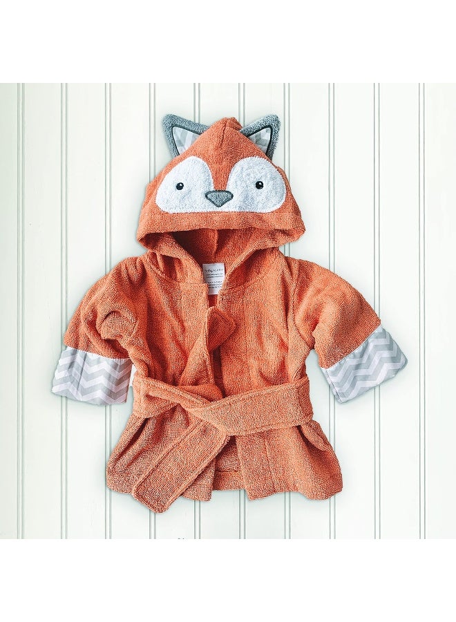 Baby Aspen "Rub-a-dub, Fox in the Tub Fox Hooded Baby Bath Towel/Baby/Toddler Robe, Baby Shower Gifts, 0-9 Months - Image 4