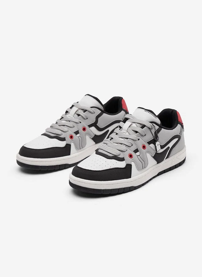 ذا سوليد ستور The Souled Store Urban Blaze Colourblocked Low Top Sneakers for Men