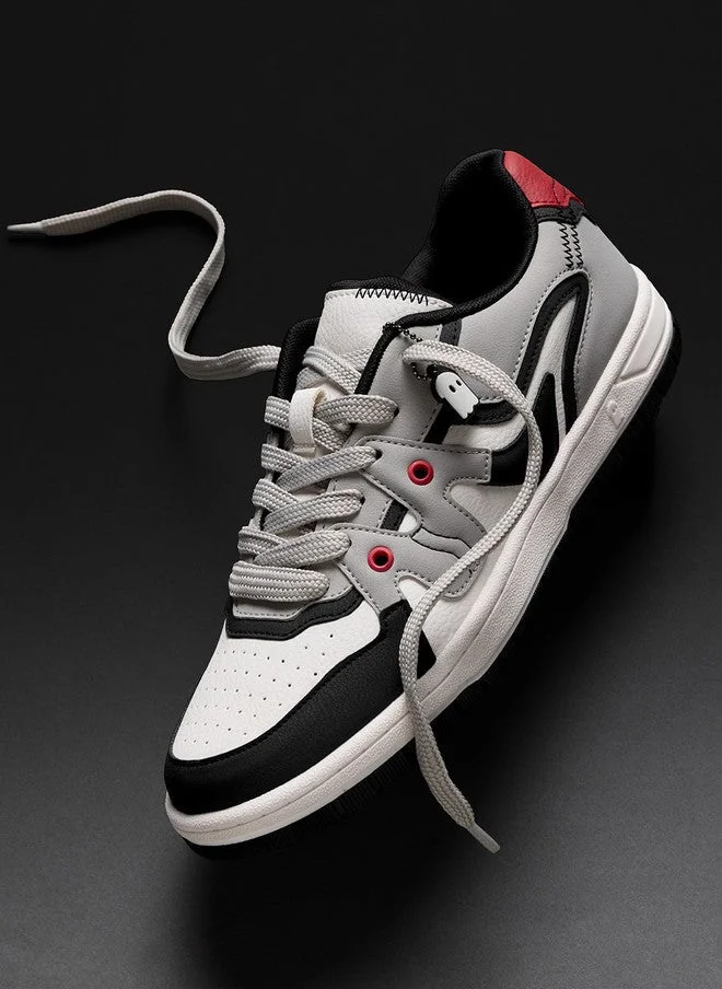 The Souled Store  The Souled Store Urban Blaze Colourblocked Low Top Sneakers for Men  | Best Price UAE