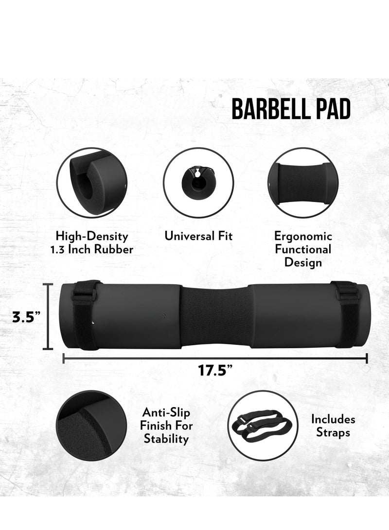 XiuWoo Barbell Squat Pad Protective Bridge Pad for Hip Thrust, Squats, Lunges Hip Support, Neck Protection for Bar Comfortable Foam Sponge Pad Provides Cushion to Neck Shoulders - Image 3