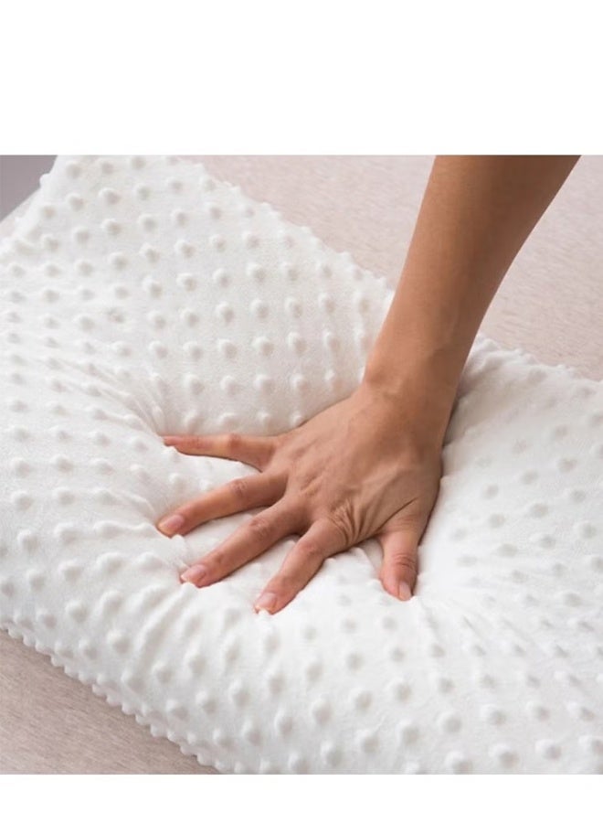 Comfortable Pillow White Cervical Orthopedic Memory Foam Ergonomic Contour Pillow  Neck Support Pillow 50×30cm ﻿  - Image 5