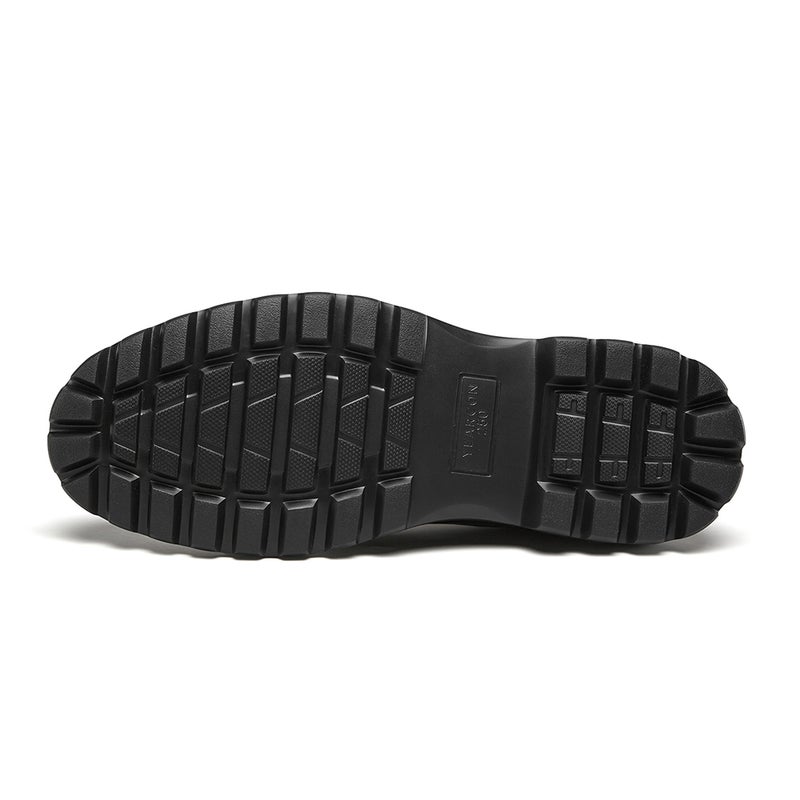 YEARCON Dress Shoes Men's Low Top Black - Image 4