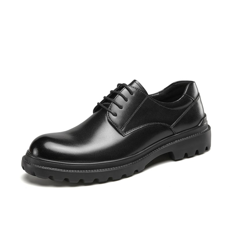 YEARCON Dress Shoes Men's Low Top Black - Image 2