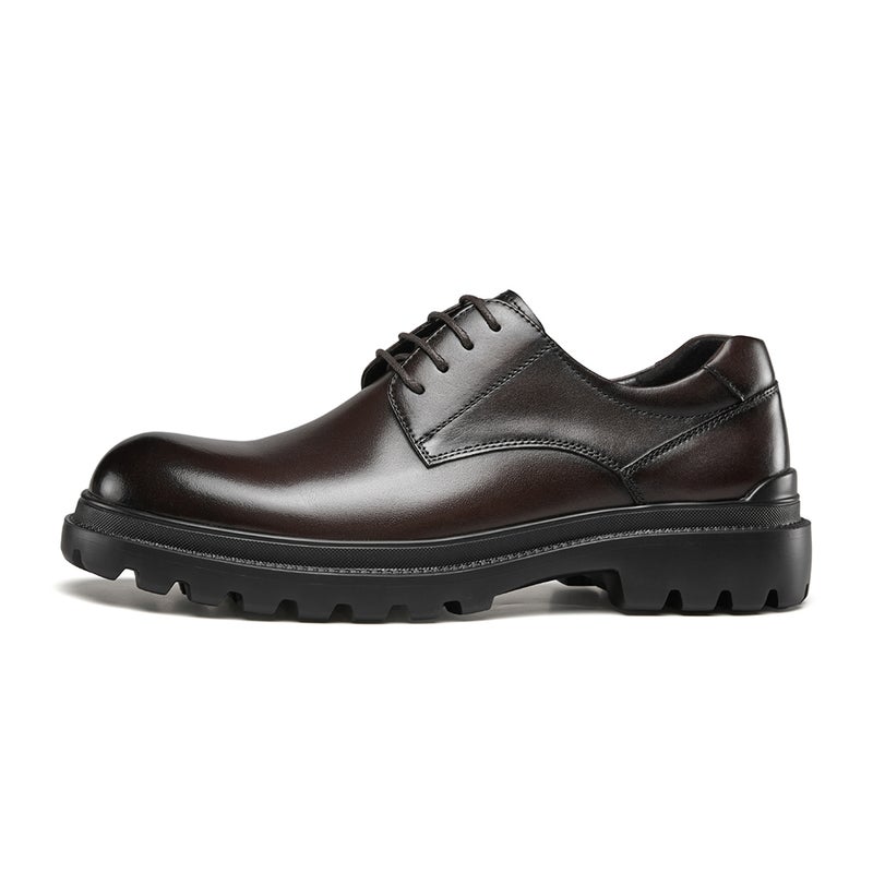YEARCON Dress Shoes Men's Low Top Black - Image 5