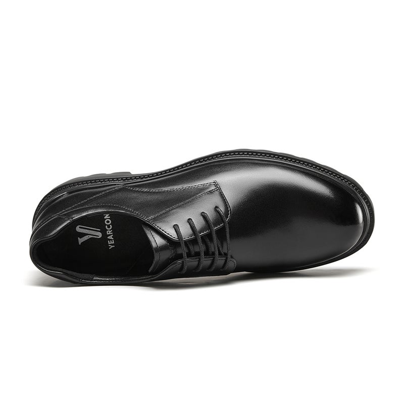 YEARCON Dress Shoes Men's Low Top Black - Image 3