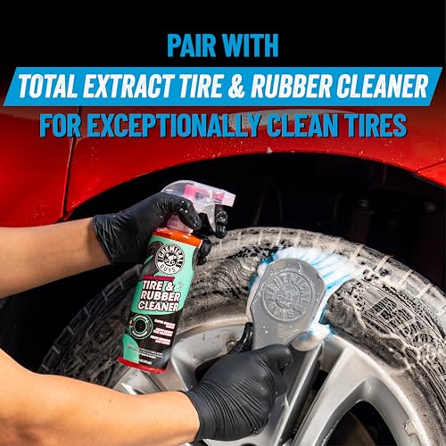 Chemical Guys فرشاة تنظيف الإطارات والمفروشات الثقيلة من كيميكل غايز ACCG05 بيغ بلو ستيفي (آمنة للسيارات والشاحنات وسيارات الدفع الرباعي والمركبات الترفيهية والدراجات النارية والمزيد) باللون الأزرق - Image 5