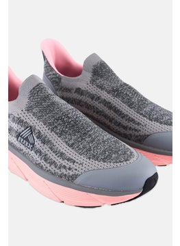 RBX Women Slip On Training Shoes, Grey  - Image 3