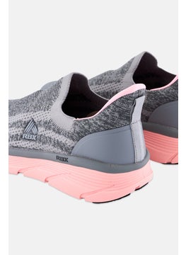 RBX Women Slip On Training Shoes, Grey  - Image 2