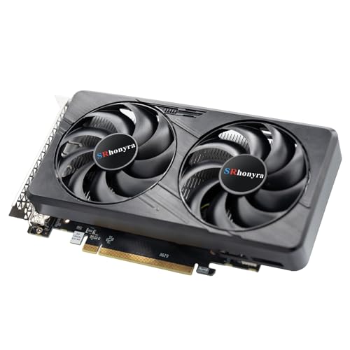 SRhonyra GTX 1060 3GB Graphics Card 192 Bits GDDR5 PCIe 3.0 x16 Slot 6-Pin PCIe Cable Connector for Gaming Desktop PC Dual Slot Width 2*DP, 1*HDMIDisplay Ports - Image 1
