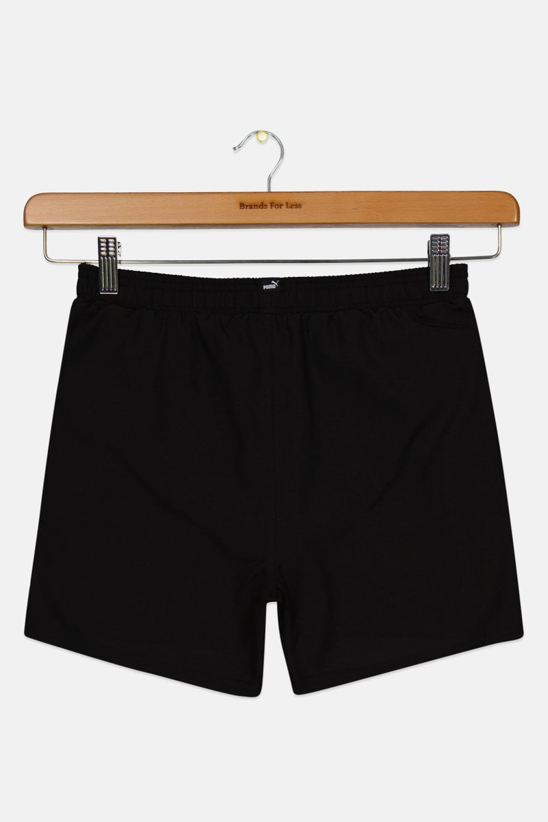 PUMA Kids Boy Sportswear Fit Drawstring Training Shorts, Black  - Image 2