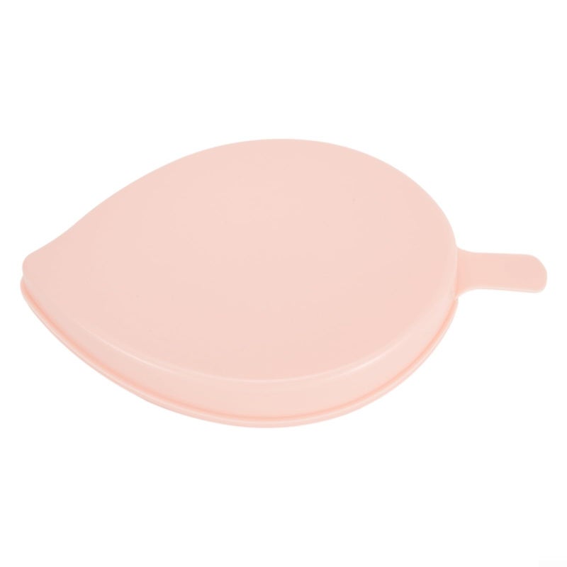 Blue Leaf Shaped Soap Dish With Double Drain Non Slip Bathroom Kitchen Shower Tray - Image 5
